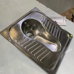 Stainless Steel Squatting Pan WC Squat Toilet Cistern • Anti-slip squat toilet pan traditional toilets