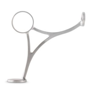 ASL Engineering Handrail bracket tube support Combination Foot Rail Bracket Brushed Stainless Steel 2 OD Sanitary Fittings Satin50.8 304 316